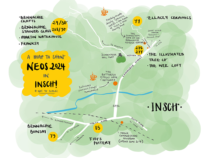 Insch Trail Map