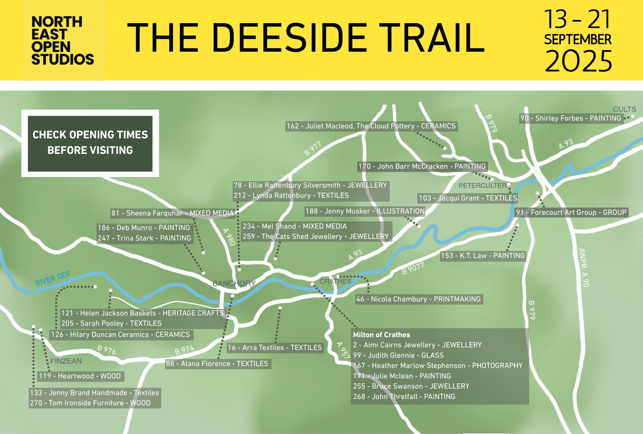 Deeside Trail Map 2025
