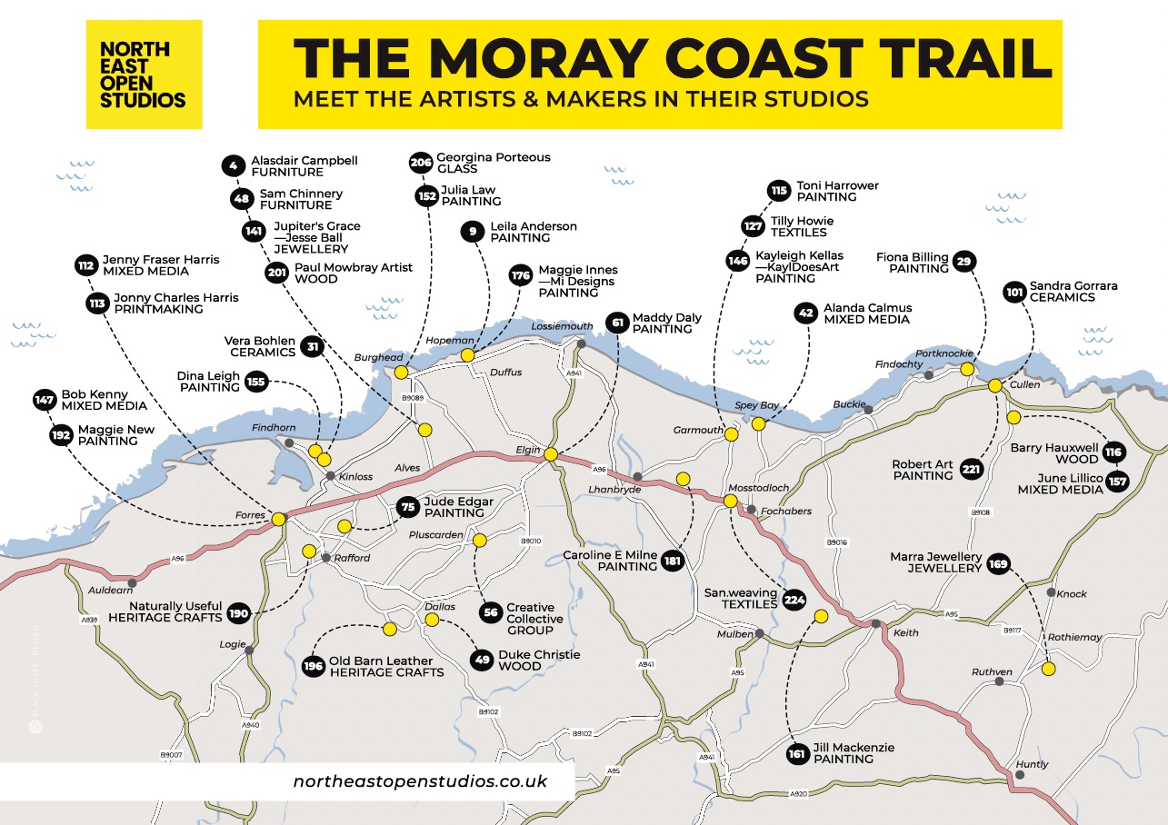 Moray Coast Trail Map 2025