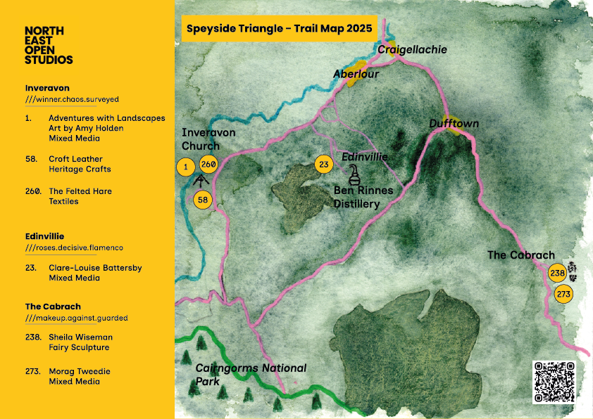Speyside Triangle Trail Map 2025
